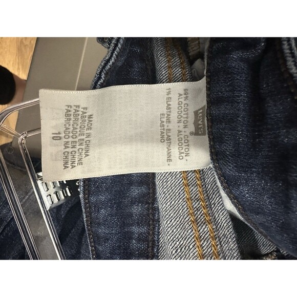 Levis 545 Jeans Size 10 Ladies Low Boot Cut Stretch‎ Blue Denim Bootcut - Picture 16 of 16